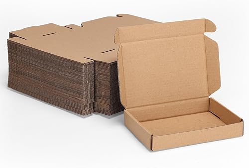 Miniatura 34 de MEBRUDY Cajas de envío de 12 x 9 x 4 pulgadas, paquete de 20 unidades, pequeñas cajas de cartón corrugado para enviar por correo, embalaje