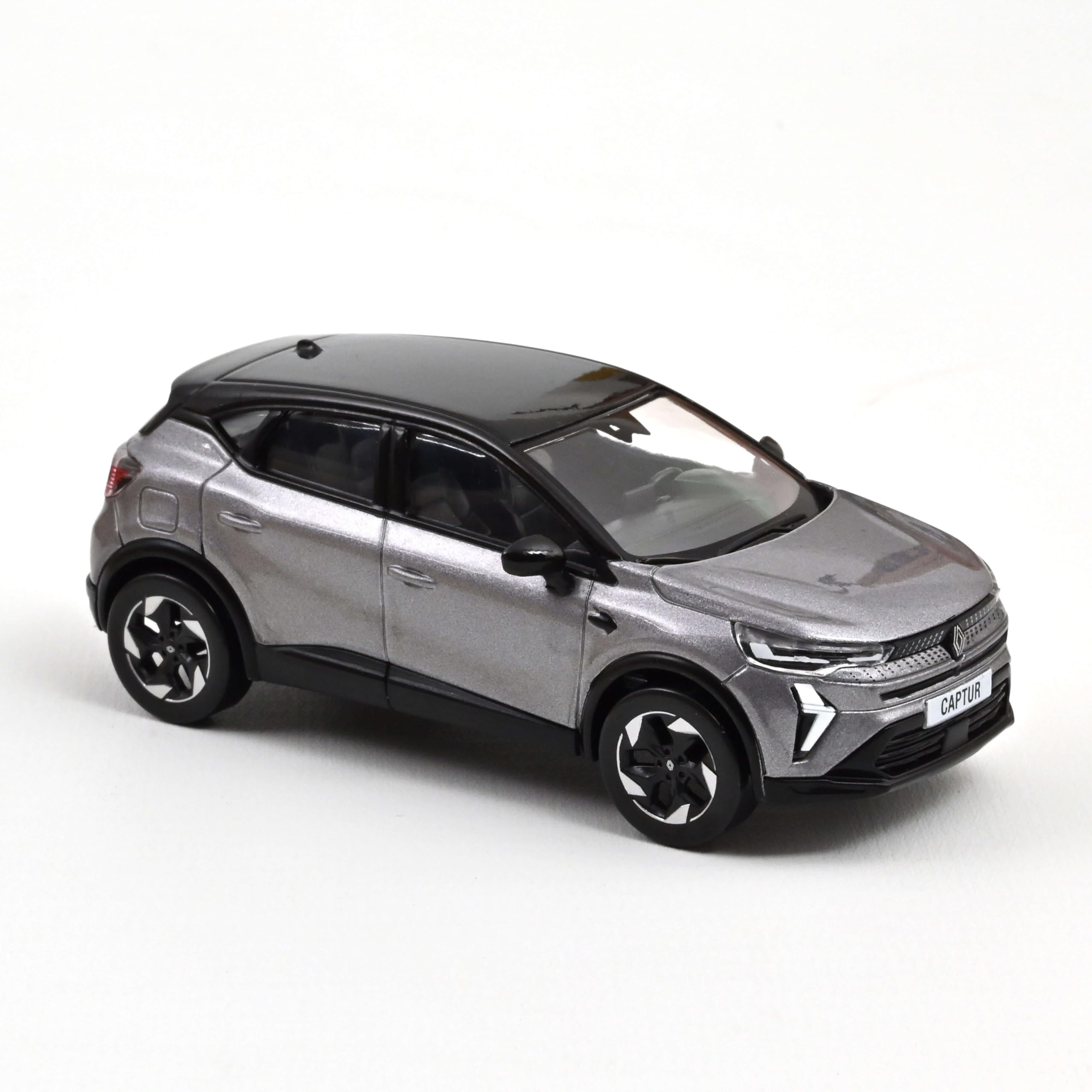 Renault Captur 2024 Gris Cassiopée et Noir 1/43