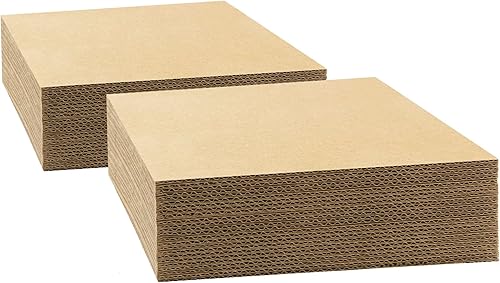 Miniatura 48 de Golden State Art, Paquete de 10 hojas de cartón corrugado de 9 x 12 pulgadas, almohadillas de cartón plano para embalaje, correo o manualidades