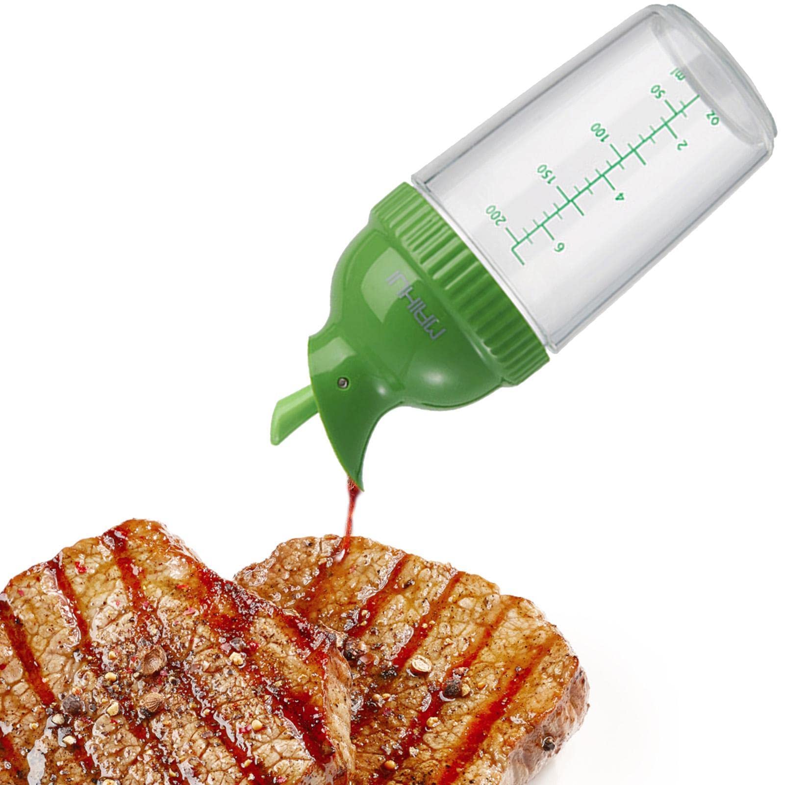 Bouteille D'huile En Verre, Shaker à Vinaigrette En Matériau, Bouteille Distributeur D'huile Précise, Bouteille De Vinaigrette Pratique Pour Huile