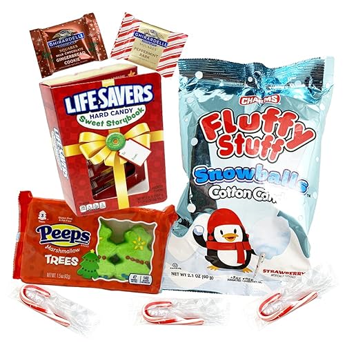 LifeSavers Storybook - Juego de caramelos de algodón esponjosos cuadrados Ghirardelli árboles Peeps