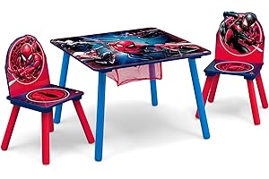 Marvel Spider-Man Kids Table Set with Storage