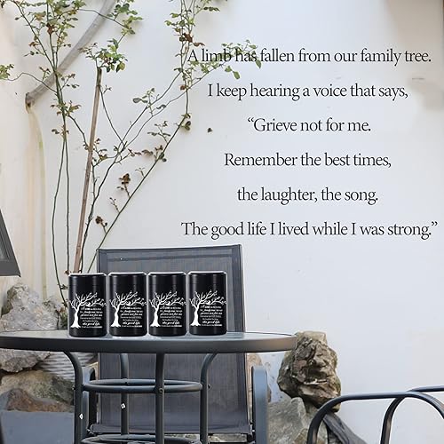 Miniatura 7 de Urnas pequeñas de 2.7 pulgadas para cenizas, juego de 4, mini urnas de aluminio, urnas de cremación para cenizas humanas, soporte para cenizas,