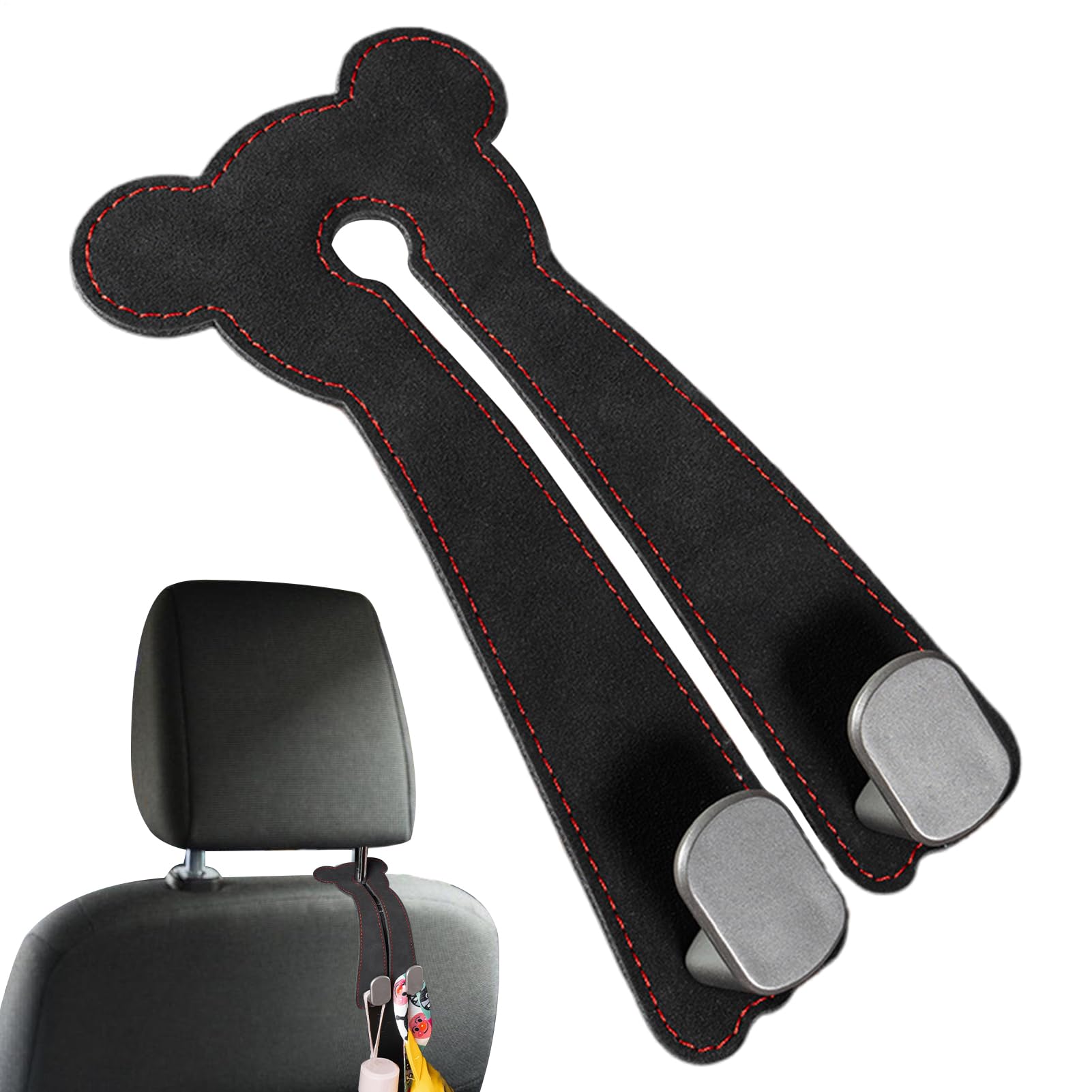 Ganci Poggiatesta per Auto Appendiabiti Per Veicolo | Ganci Multiuso Per Borse In Macchina Auto e Interni, Guida Quotidiana, Viaggi, Vacanze, Lavoro, Ufficio, Uso Interno ed
