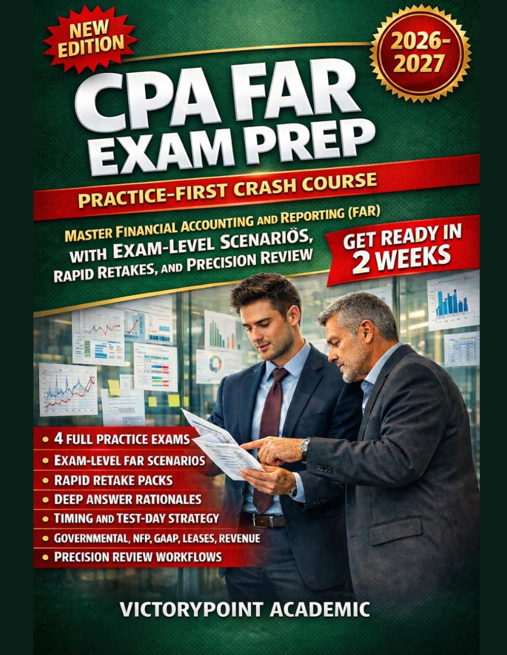 CPA FAR EXAM PREP PRACTICE-FIRST CRASH COURSE: MASTER FINANCIAL ACCOUNTING AND REPORTING (FAR) WITH EXAM-LEVEL SCENARIOS, RAPID RETAKES, AND PRECISION REVIEW