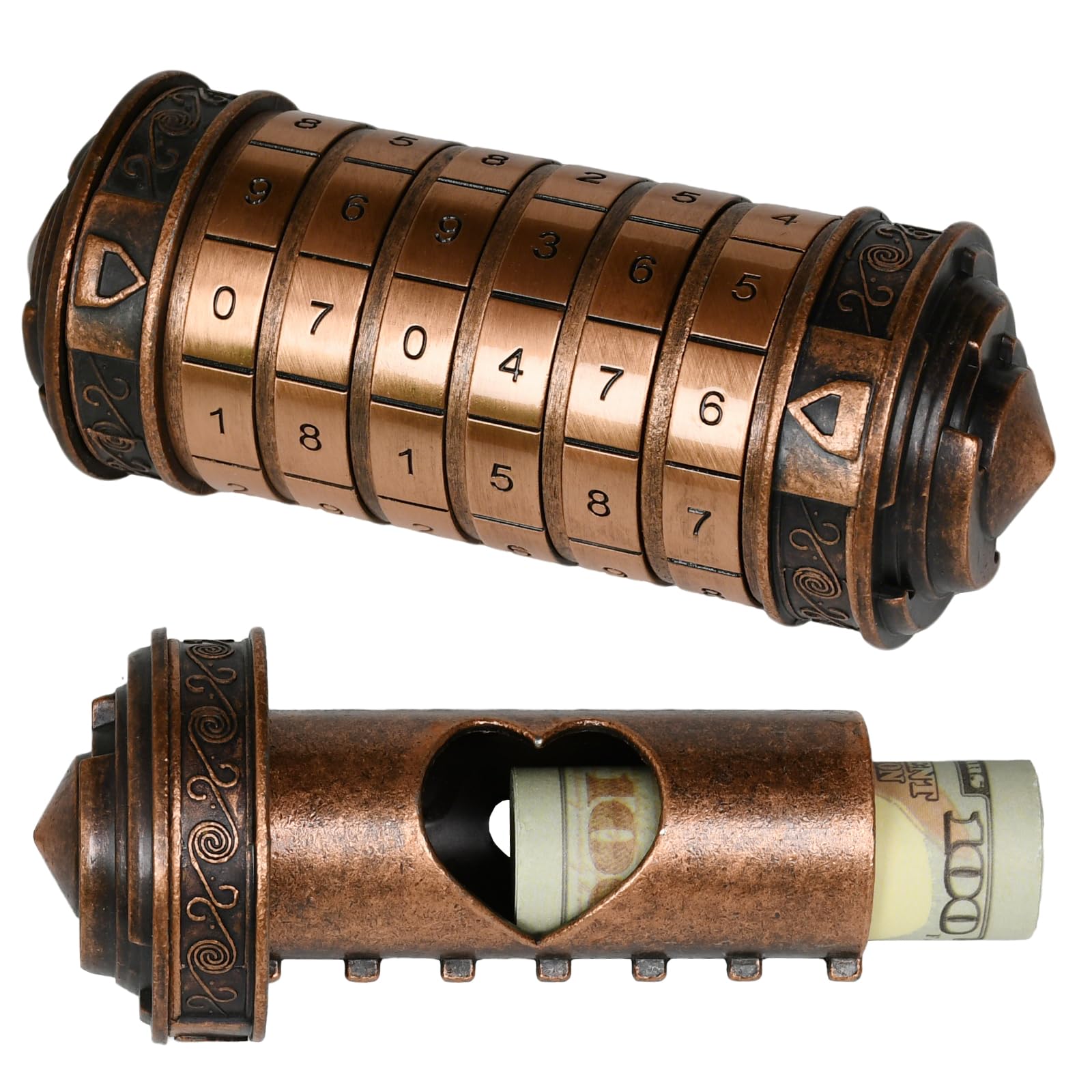 Amazon.com: CoEjokno Da Vinci Code Numeric Cryptex Money Puzzle