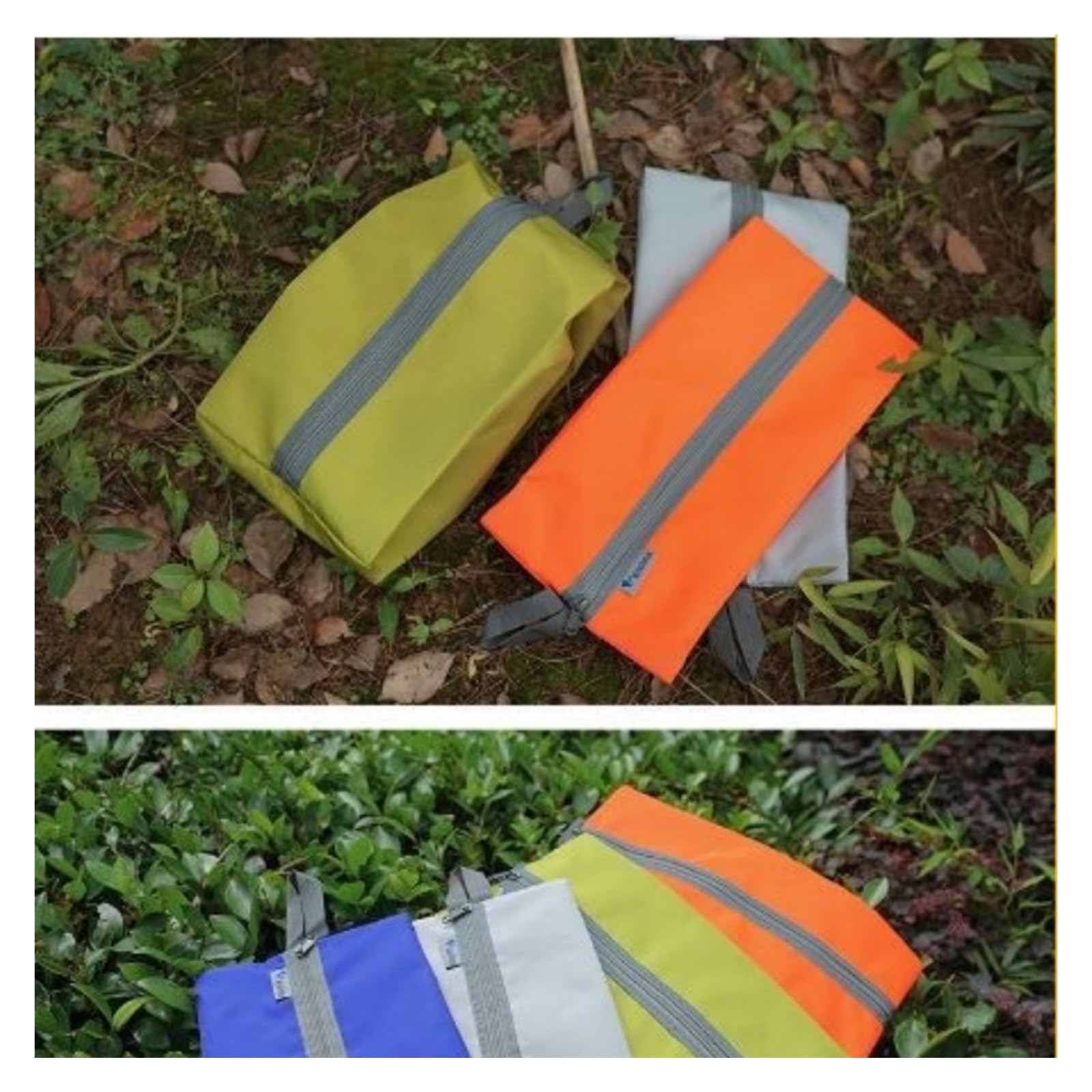 Borsa per scarpe Borsa impermeabile Oxford ultraleggera di grande capacità | Kit organizzatore for riporre oggetti for nuoto, campeggio, escursionismo, viaggio all'aperto( Green)