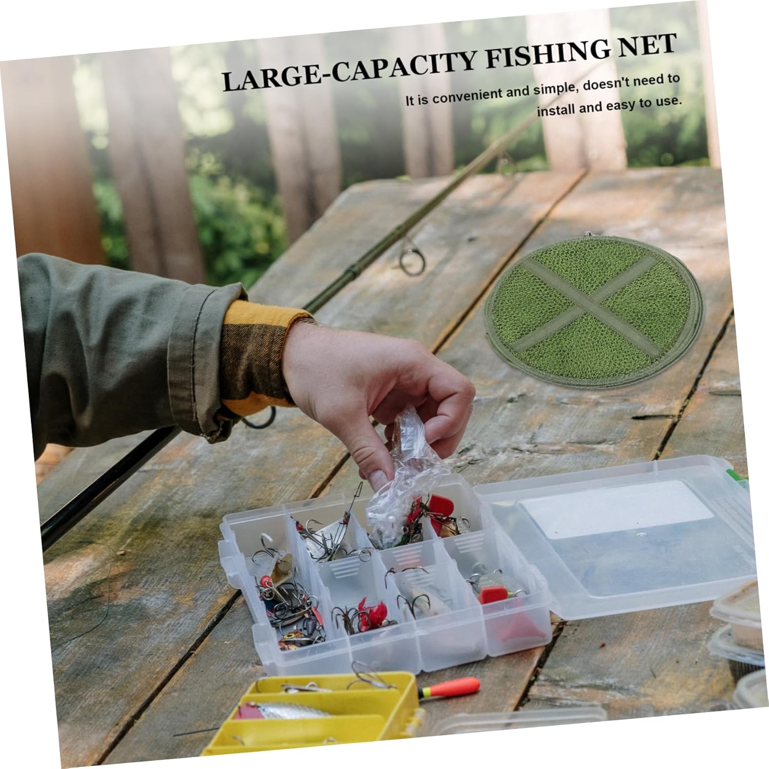 2pcs Portable Trap Net Folding Fish Trap for Crayfish Lobster Multi-Function Shrimp Supply