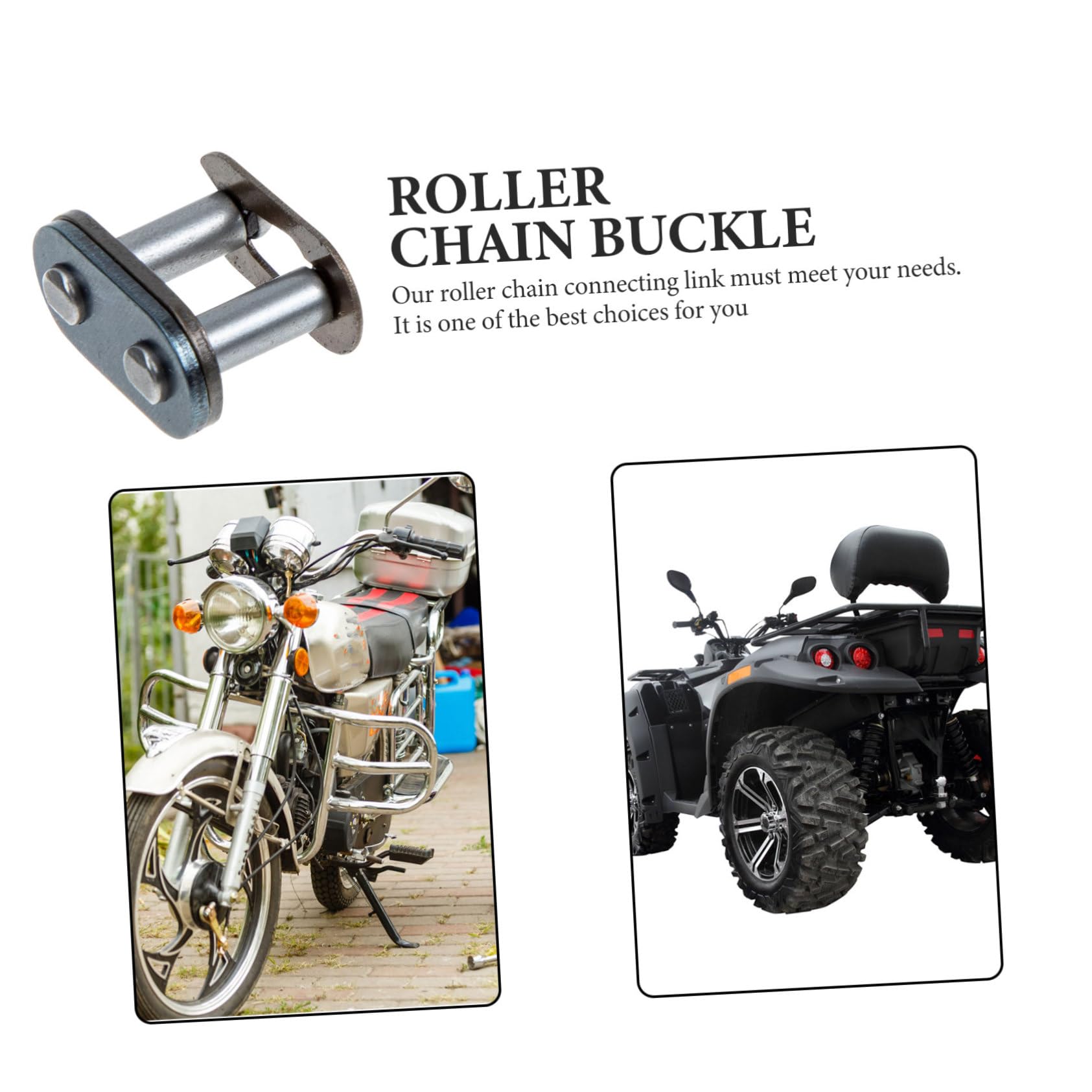 Mobestech 100stücke Kettenverbinder Für Motorräder Langlebige Roller Chain Links Einfach Zu Verwenden Geeignet Für Atv Präzise Verarbeitung Robust Und Sicher