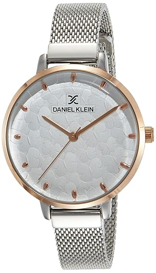 Daniel Klein Analog White Dial Womens Watch-DK11637-3