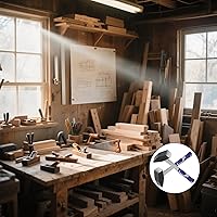 Vista 5 de HOIGON Paquete de 2 martillos de herrero de 4.5 libras, martillo cruzado con mango de fibra de vidrio para procesamiento de metales, carpintería