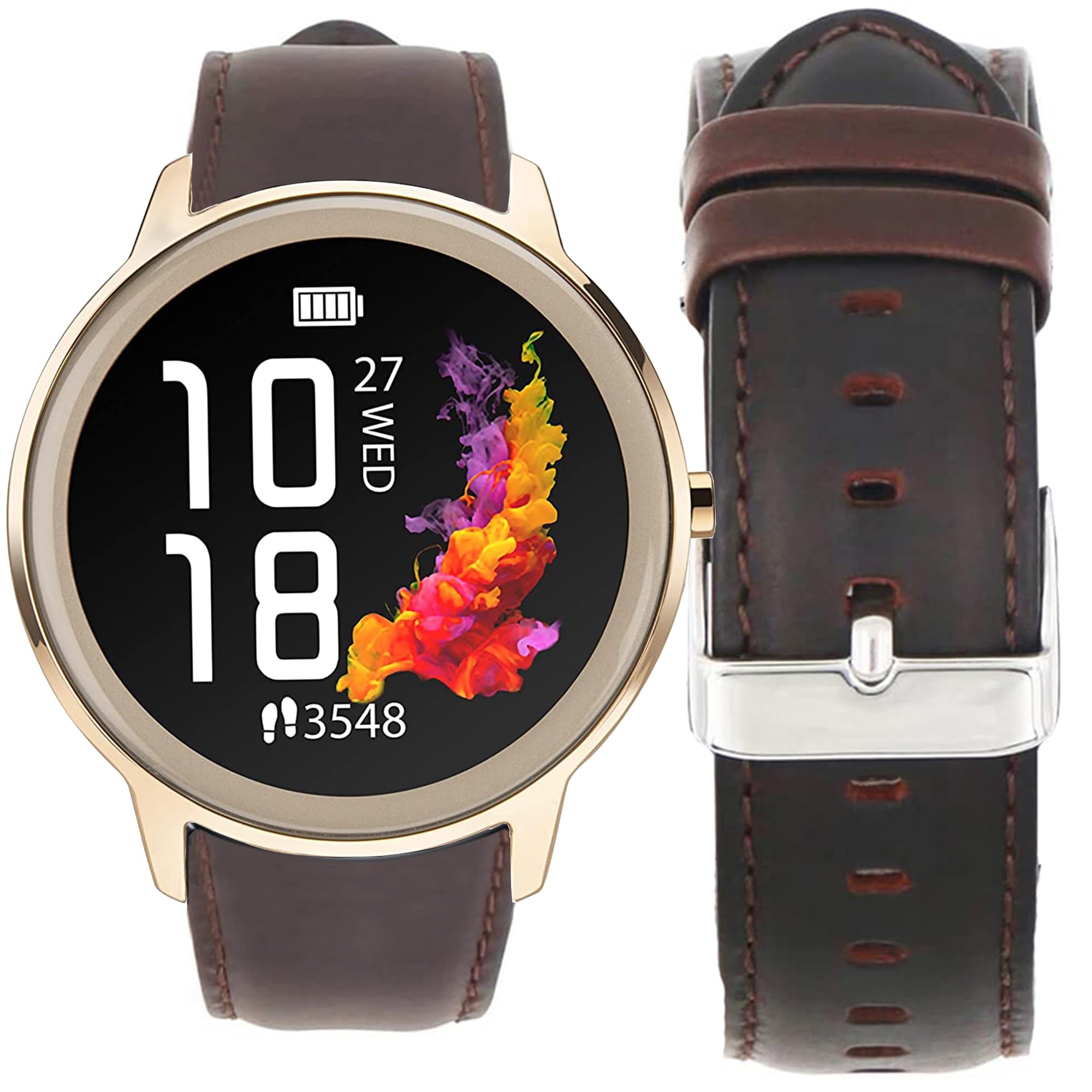 Bracelet cuir compatible montre connectée Sekonda Flex Motion ACTIVE - 8
