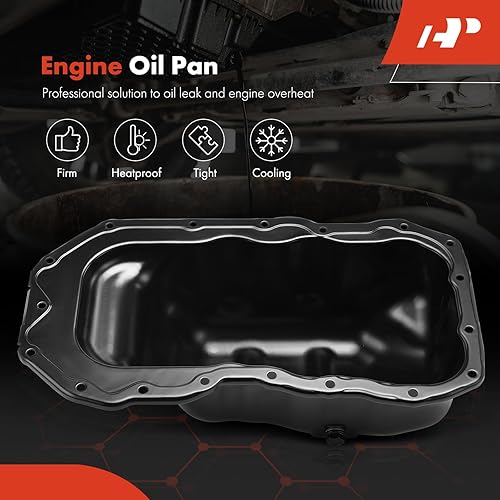 Miniatura 3 de A-Premium Cárter de aceite de motor con tapón de drenaje compatible con Mazda CX-5 CX5 2013-2016, 3 2014-2018, CX-3 CX3 2016-2021, 2.0L, reemplaza a