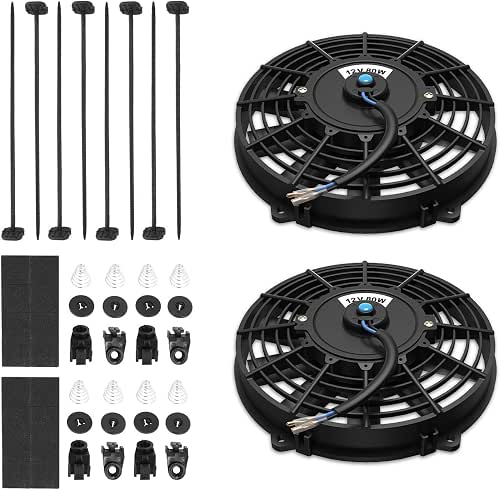 Auto Dynasty (Pack of 2) Universal 7 Inches High Performance