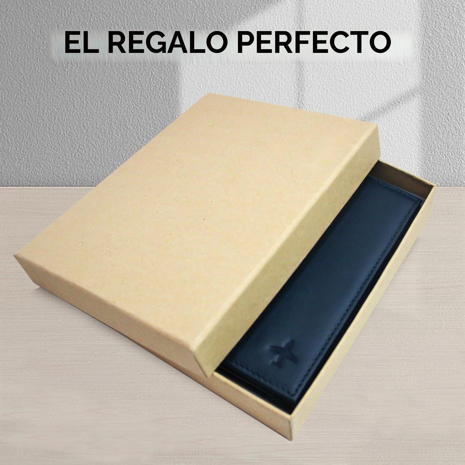 Boshiho Cartera para pasaporte de piloto – Accesorios de cuero azul para pasaporte, pasaporte de viaje de cuero premium, organizador de documentos de viaje, funda protectora para pasaporte, tarjeta de