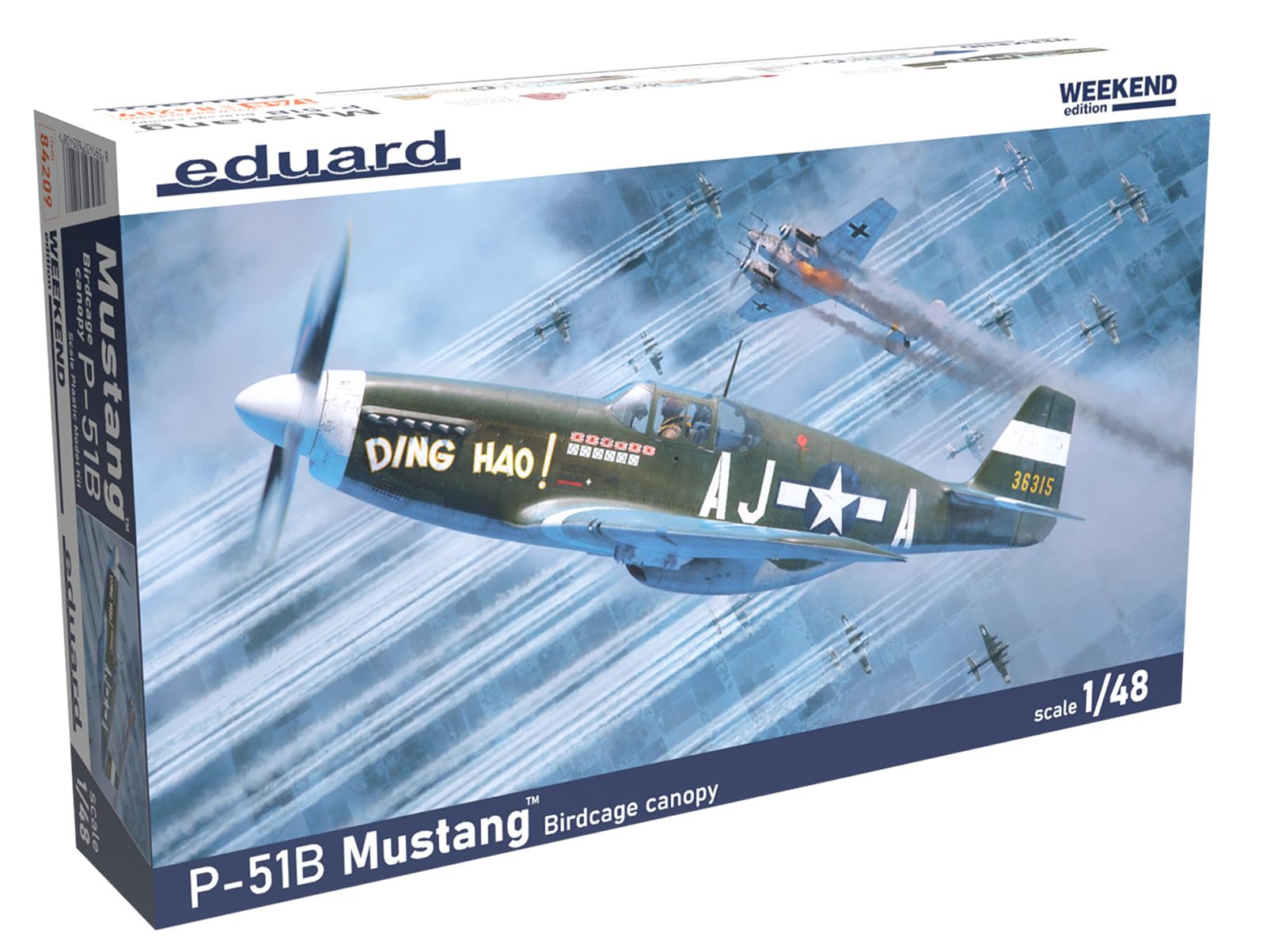 Eduard kits 84209 1:48 North-American P-51B/C Mustang Birdcage canopy