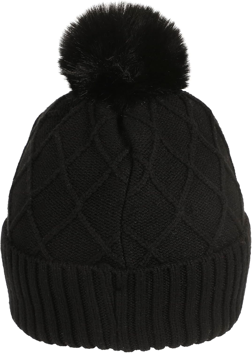 Bioworld Wicked Logo & Pearl Appliques Black Cuff Beanie - Image 7