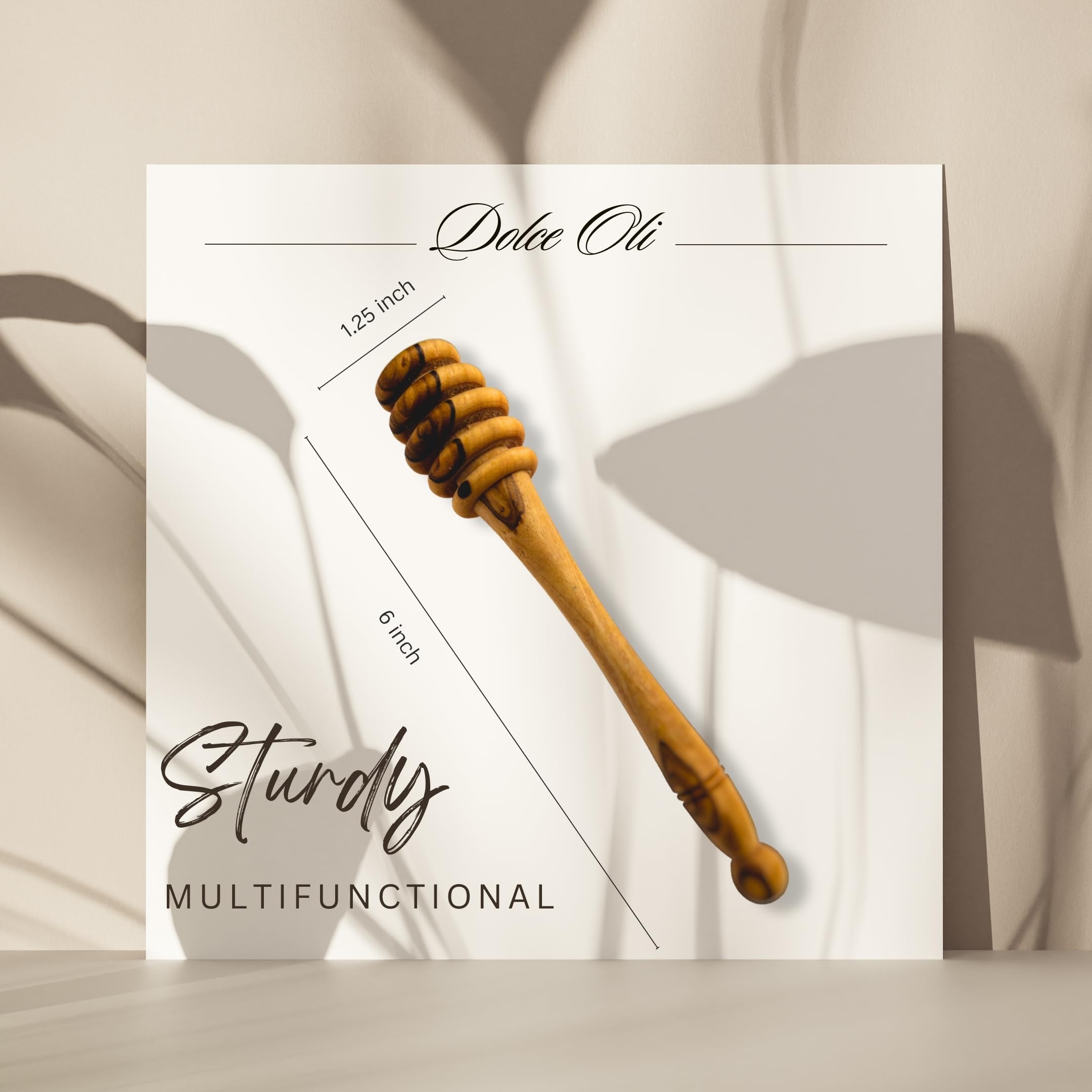 Conjunto De 2 Colheres De Mel De Madeira De Oliveira