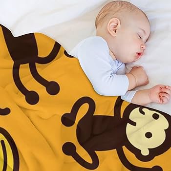 Amazon｜タオルケット 猿 サル モンキー ブランケット もうふ