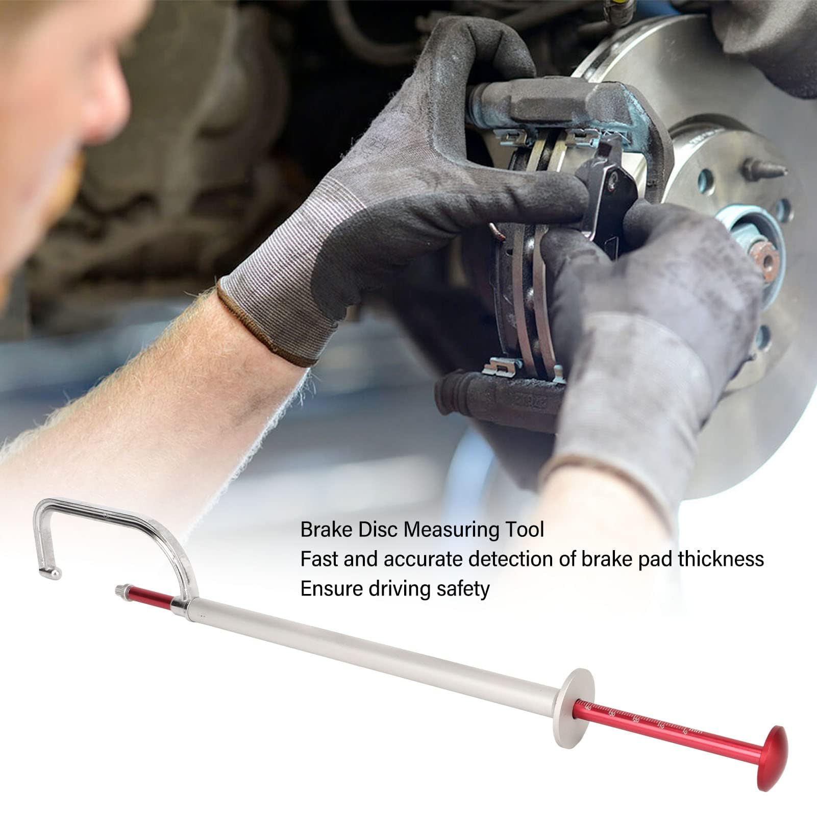 Bremsscheiben-Messwerkzeug – 0-45 Mm, Alu, Für Auto, Motorrad & Nutzfahrzeuge, Präzise