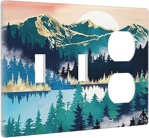 Miniatura 57 de Cubierta de interruptor de luz decorativa de pared de bruja negra Ouija Gótica Esqueleto Calavera 1 banda Placa frontal eléctrica de interruptor