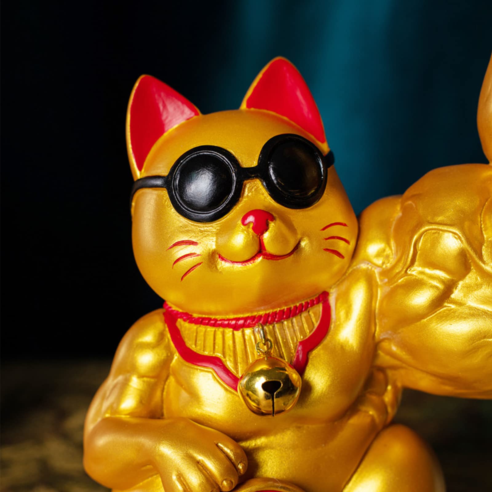 Amazon.co.jp: ジャイアントアームインゴットオーナメント招き猫