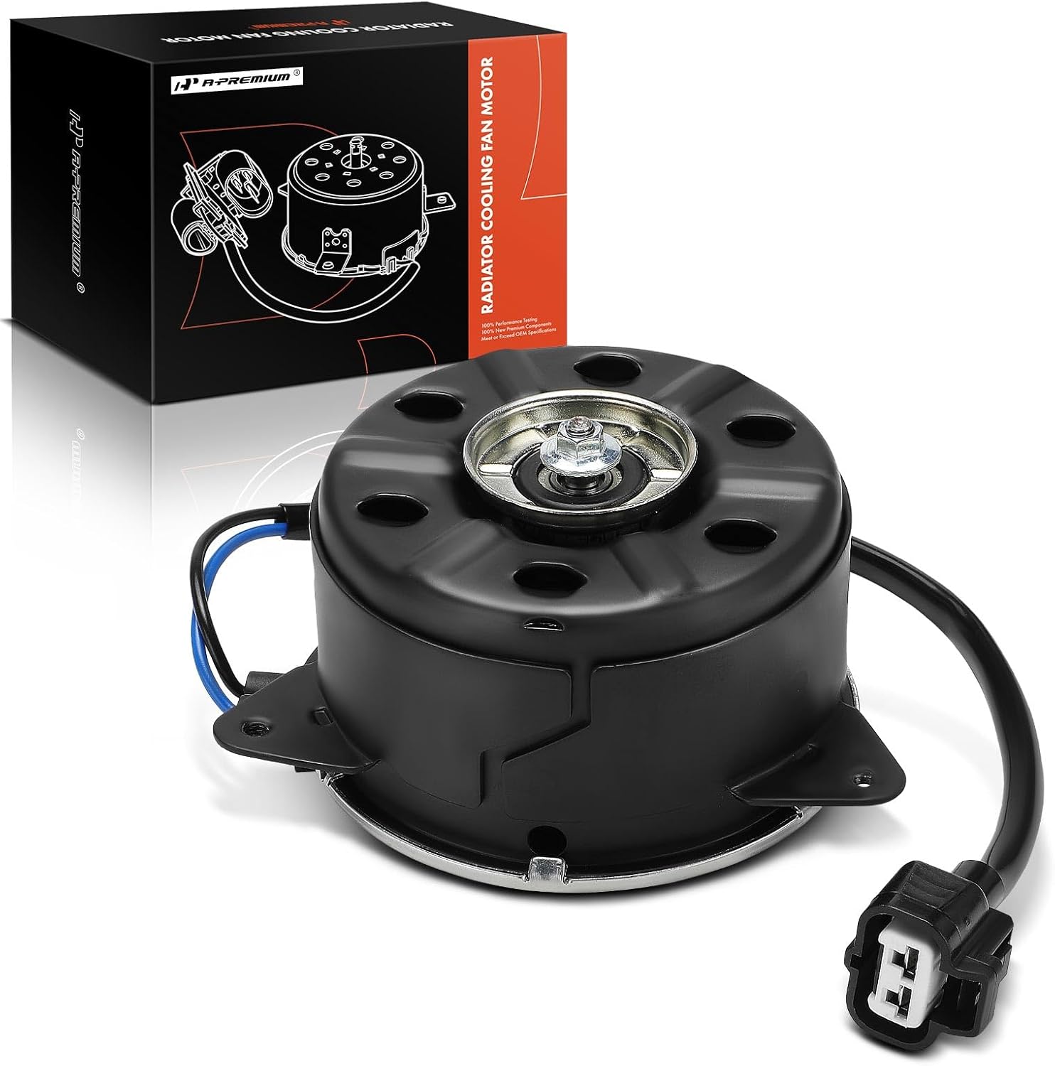 A-Premium Radiator Fan Motor Compatible with Toyota RAV4 2009 2010 2011 2012, 3.5L