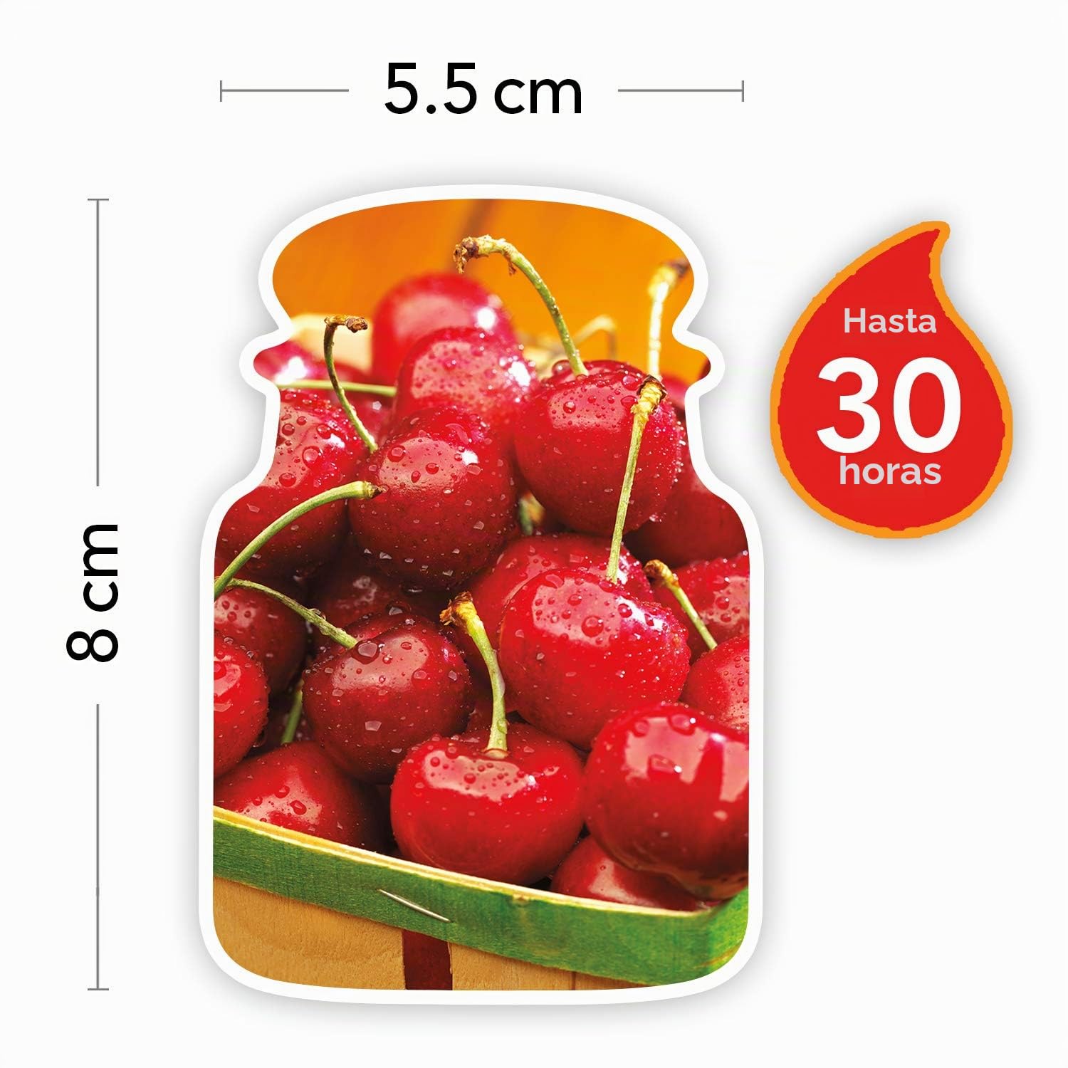 Yankee Candle vela aromática en tarro pequeño, cereza negra, duración de combustión de hasta 30 horas