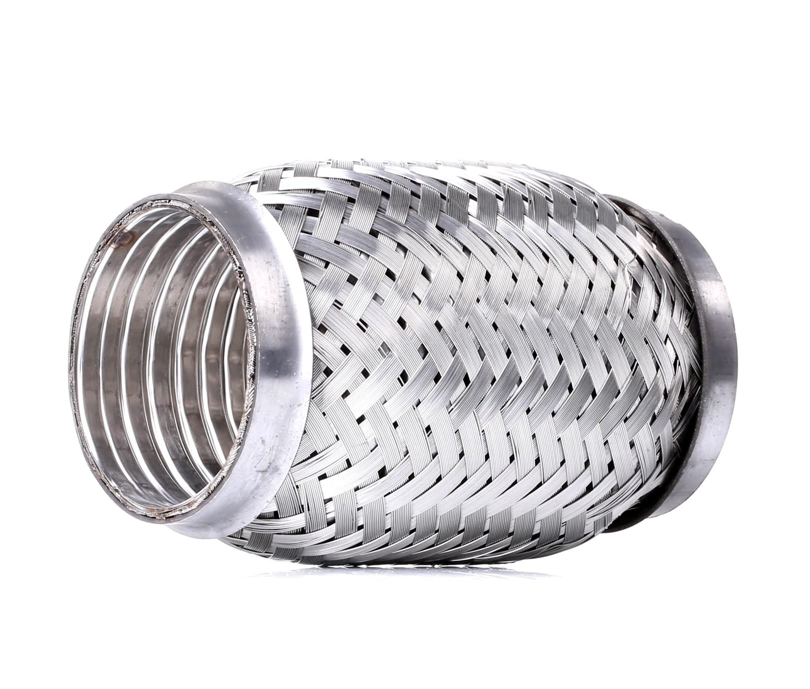 Tubo Flessibile Marmitta RIDEX 3971F0031 - Acciaio Inox, Diametro 55,7 Mm, Lunghezza 200 Mm, Compatibile Peugeot, VW, Audi