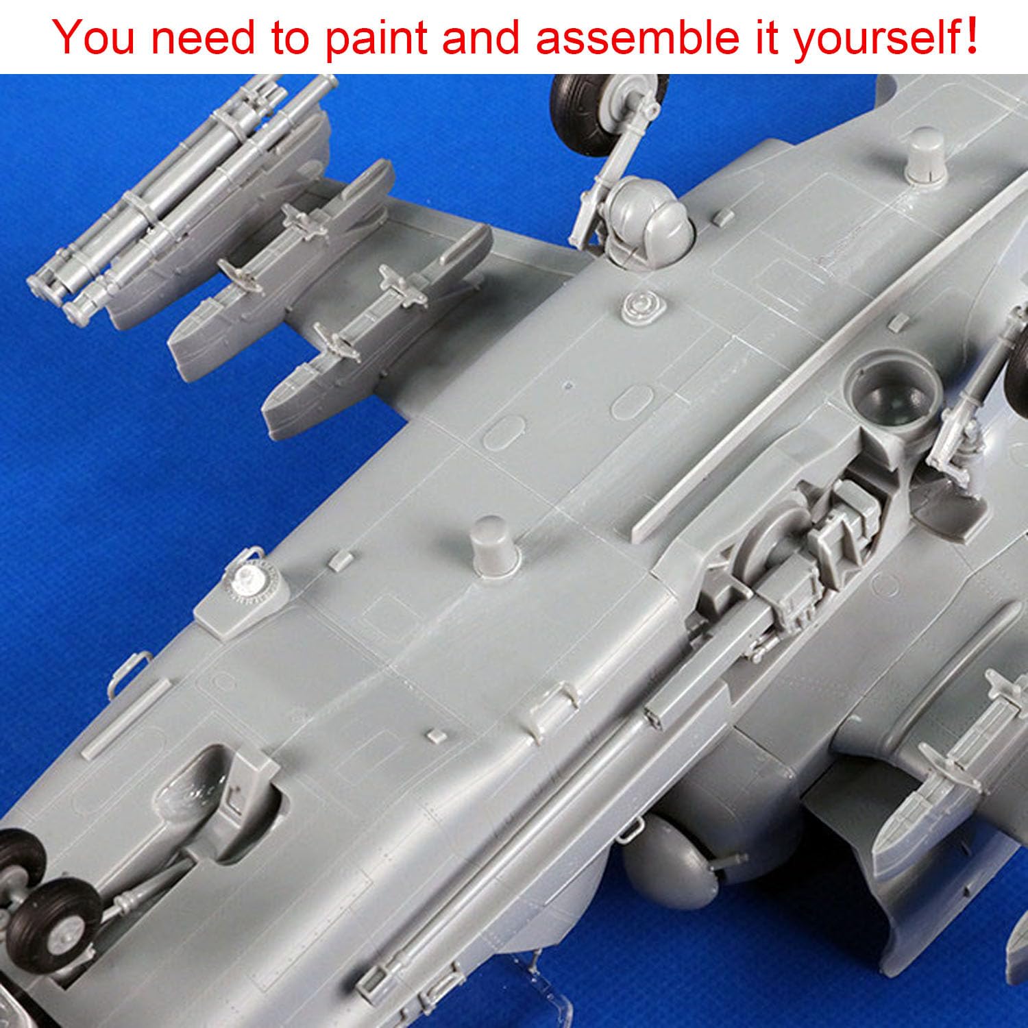 Plastica 1/35 Trumpeter Modello Statico Kit 05119 Ka-52 Alligatore Hokum-B Elicottero 3D Stampato Apribile Naso Apparecchiature Vano