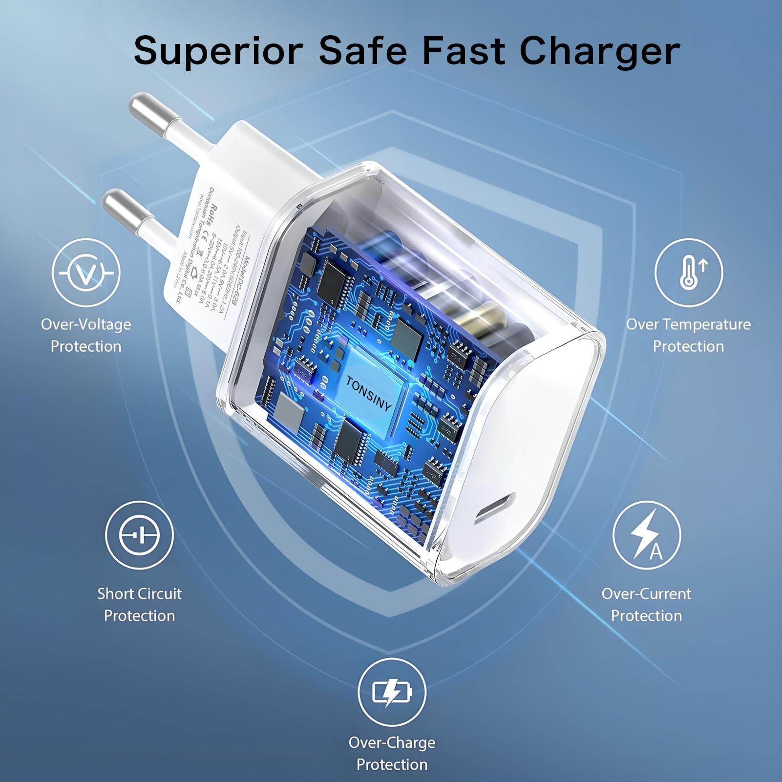 Szybka ładowarka Hypercharge 120W+kabel 1m do Xiaomi 15 Mix Flip Mi Turbo Adapter dla Redmi Note 14 13 Gniazdko ścienne do POCO USB C Tablet Laptop Telefon Ładowarka podróżna UE