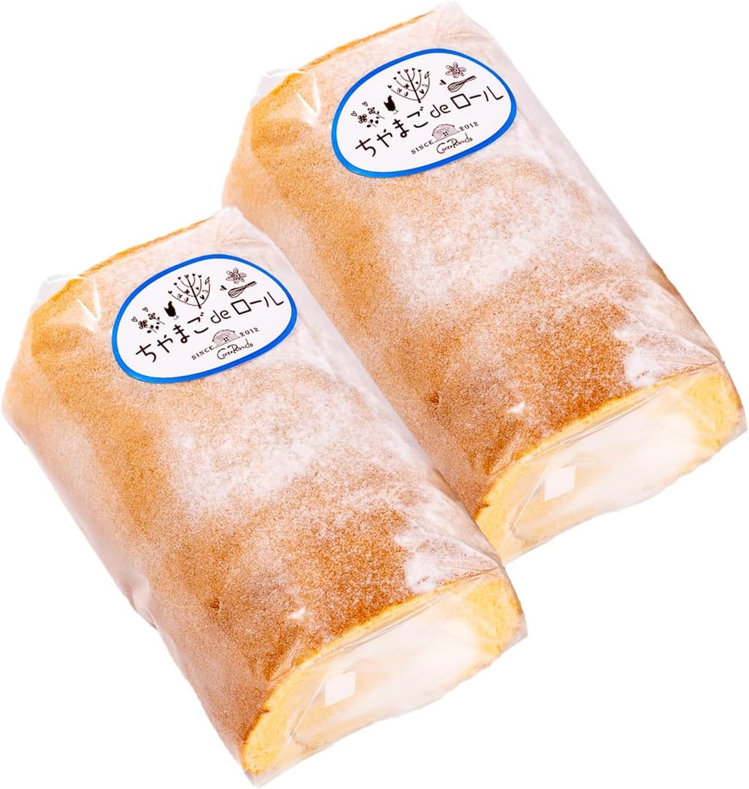 こっこらんど ちゃまご de ロールケーキ 約350g(16cm)×2本 スイーツ 冷蔵