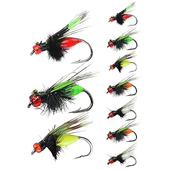 Amazon.co.jp: Wuasrgih ドライフライフィッシングフライ