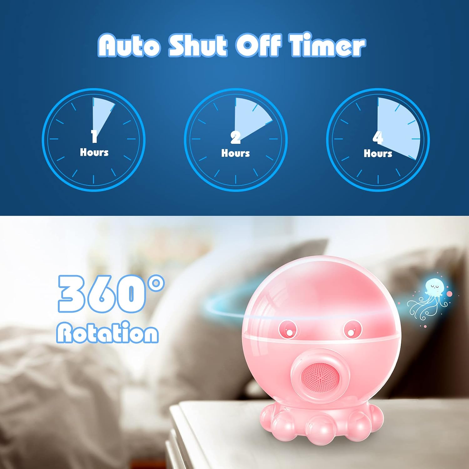 Night Light Projector,Ocean Star Night Light for Kids Room,Dinosaur Toys with 360° Rotation,Remote and Timer,3 Projection Films,17 Light Modes,9 Lullaby Songs,Birthday Christmas Gifts Kids Toys-Pink