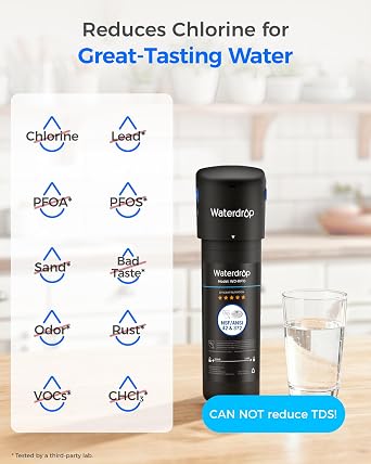 Waterdrop 10UB Under-Sink Water Filter System with Dedicated Tap NSF/ANSI