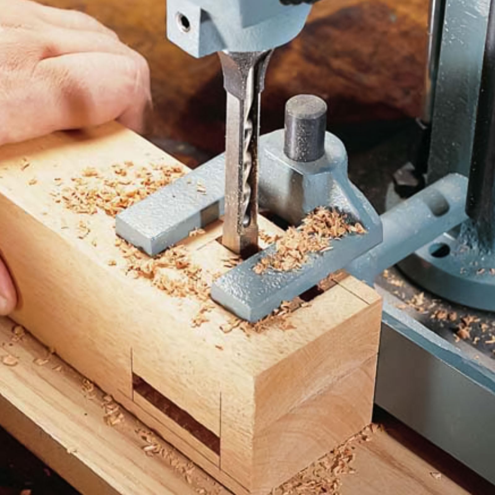 Set Di 6 Punte Per Trapano A Foro Quadrato, 6 Mm, 8 Mm, 9,5 - Foto 4