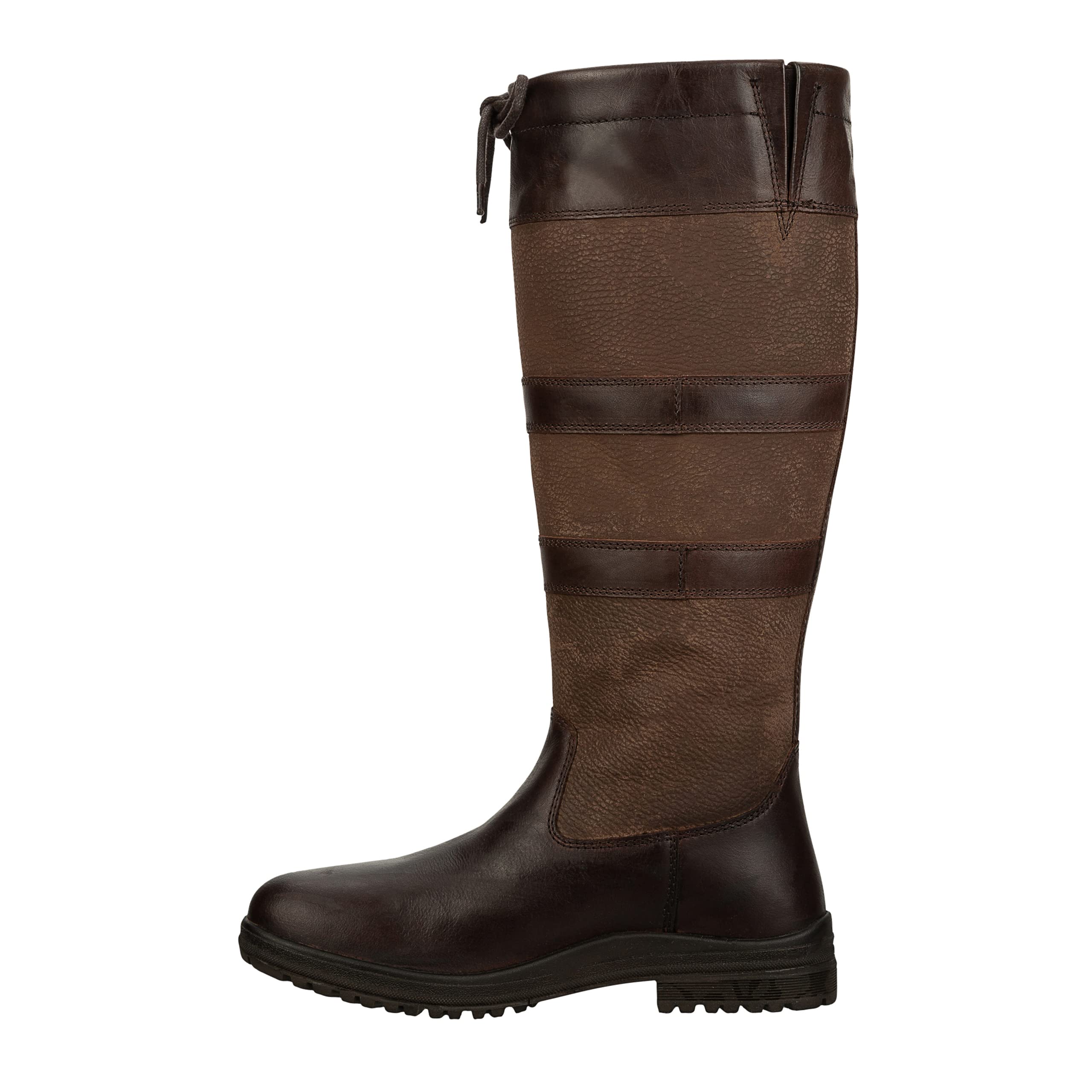 SUEDWIND FOOTWEAR Bottes en cuir toutes saisons « Derry » | Semelle confortable | Dessus en cuir nubuck robuste | Imperméable | Bottes d'extérieur | Pour promener le chien, écurie, équitation |