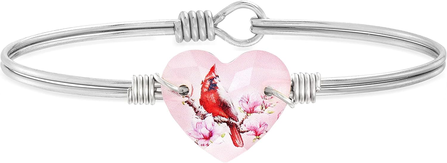 Luca Danni Spring Cardinal Crystal Heart Bangle Kuwait Ubuy
