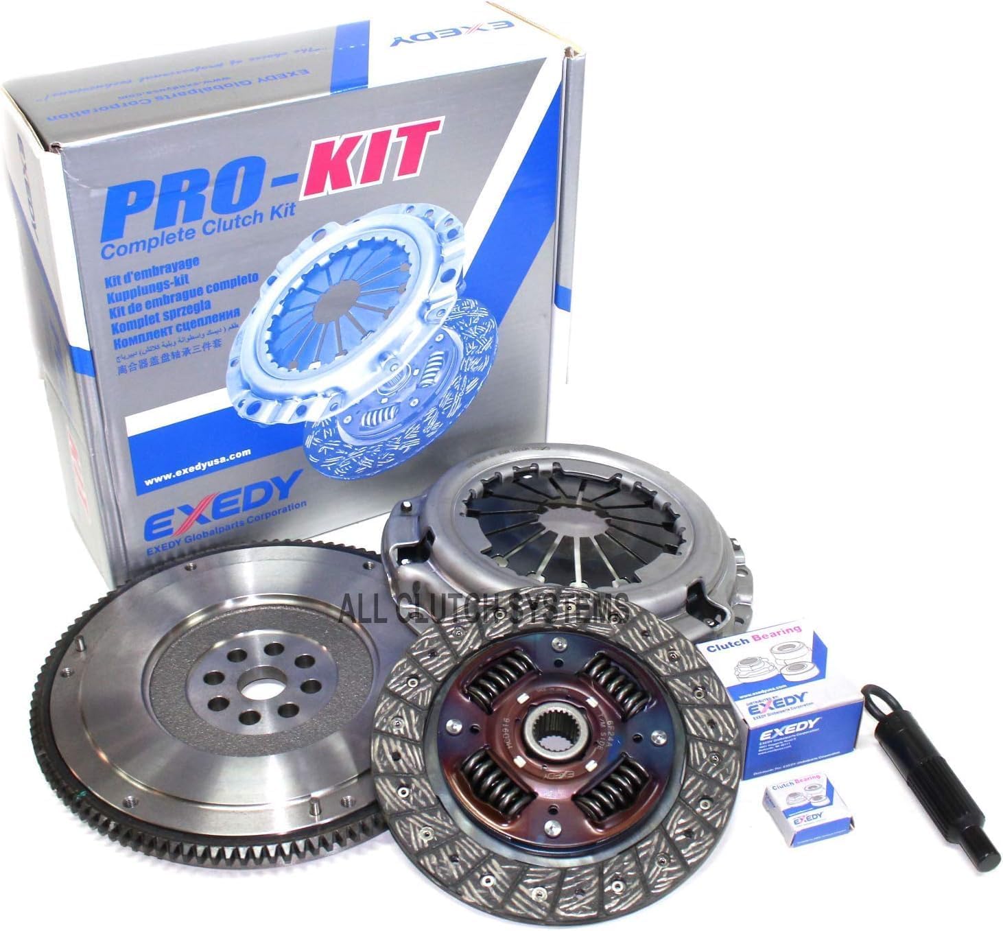 EXEDY CLUTCH KIT with All Clutch Systems Cast FLYWHEEL compatible with SUBARU IMPREZA BAJA FORESTER LEGACY 2.2L 2.5L Non Turbo SOHC