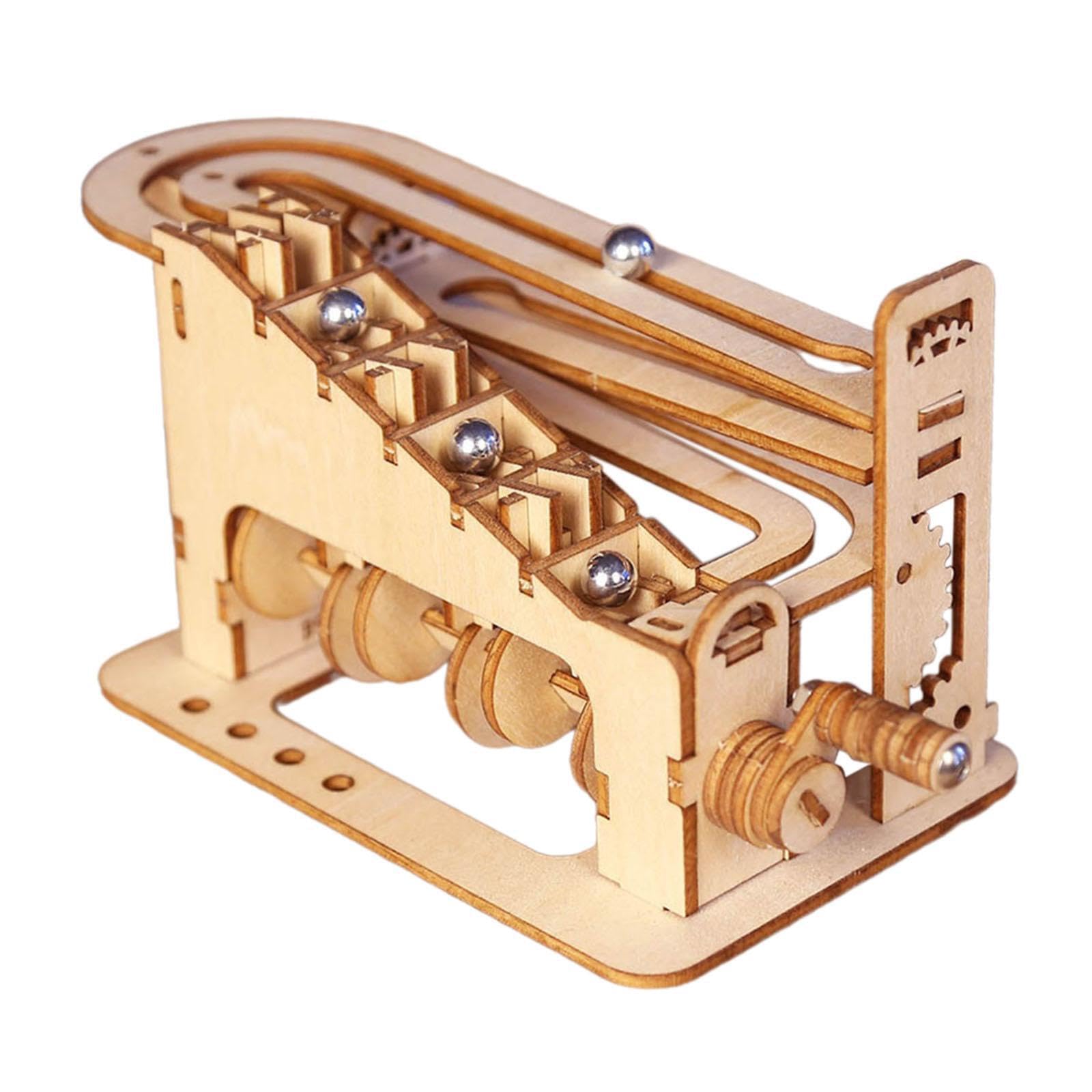 Amazon.co.jp: QUXVUIS マーブルラン モデル構築キット 3D 木製パズル 
