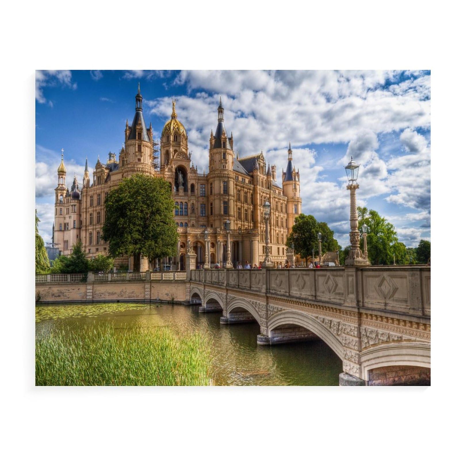 Jigsaw Puzzles for Adults 1000 Piece,Castle of Schwerin,cardboard puzzle, Difficult Puzzle for Adult Teenagers Leisure Fun Game Toy Suitable for Family Friends Decorative(50x70cm)-115 — image 1