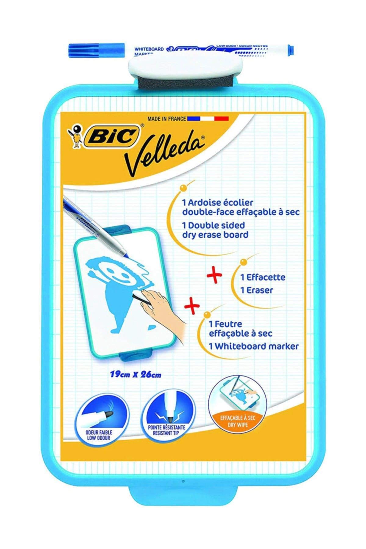 Bic Mini pizarra blanca 1218 + rotulador 1721 + goma