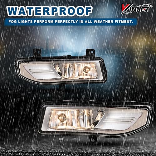 Miniatura 6 de Winjet Luces antiniebla aptas para modelos Nissan Frontier SSV 2022-2025 solamente, lámpara antiniebla OEM con bombillas halógenas H8 de 12 V 35 W,