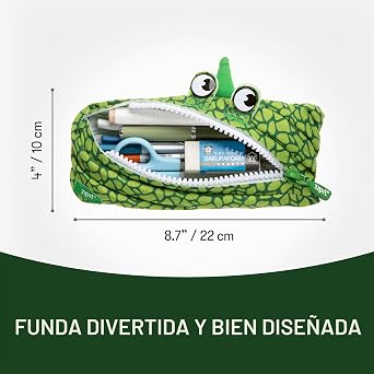 ZIPIT Monstruo Estuche para niños | Estuche para lápices para la Escuela | Estuche Escolar para niñas y niños