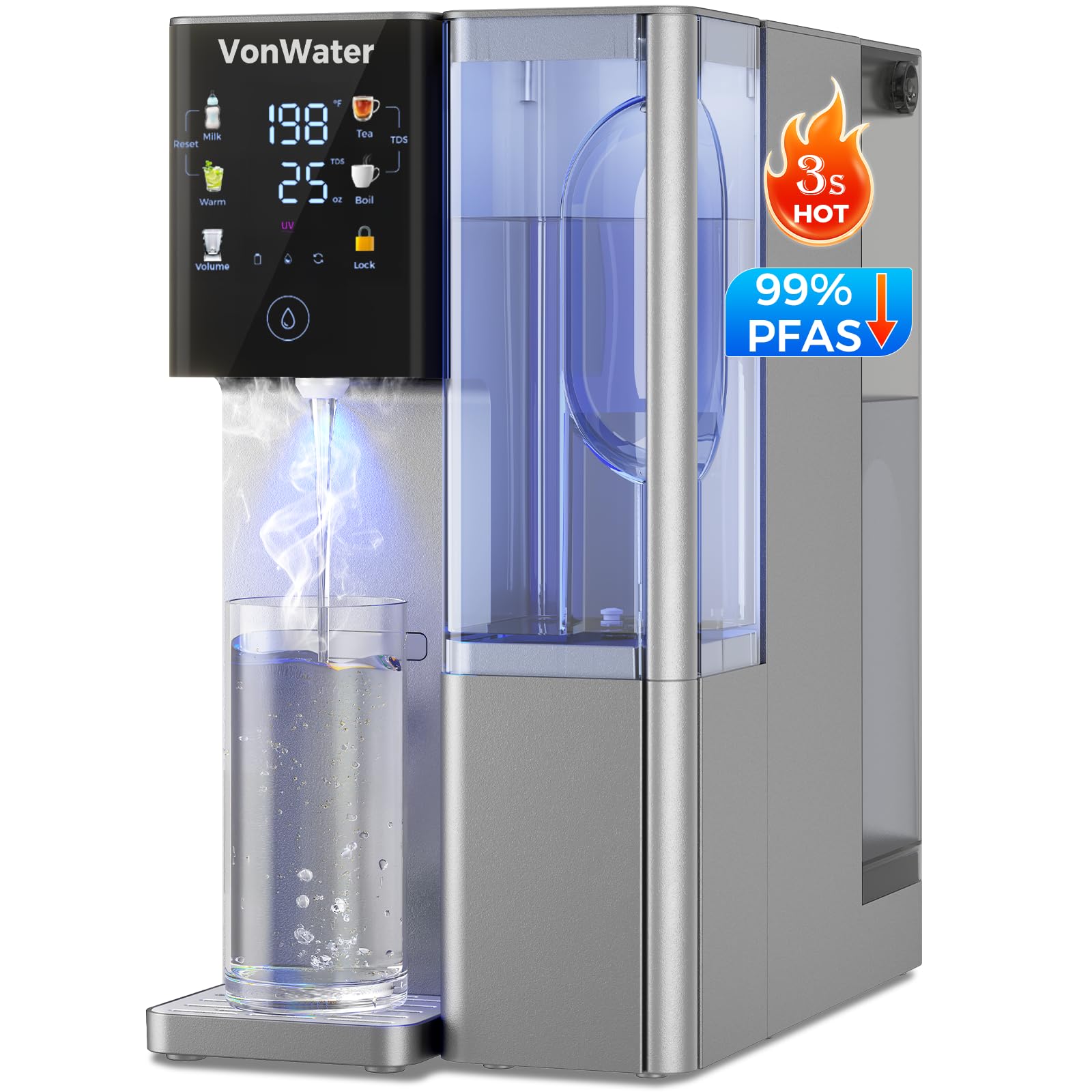 Amazon | VonWater CT910GH 逆浸透水フィルターカウンタートップ、3S