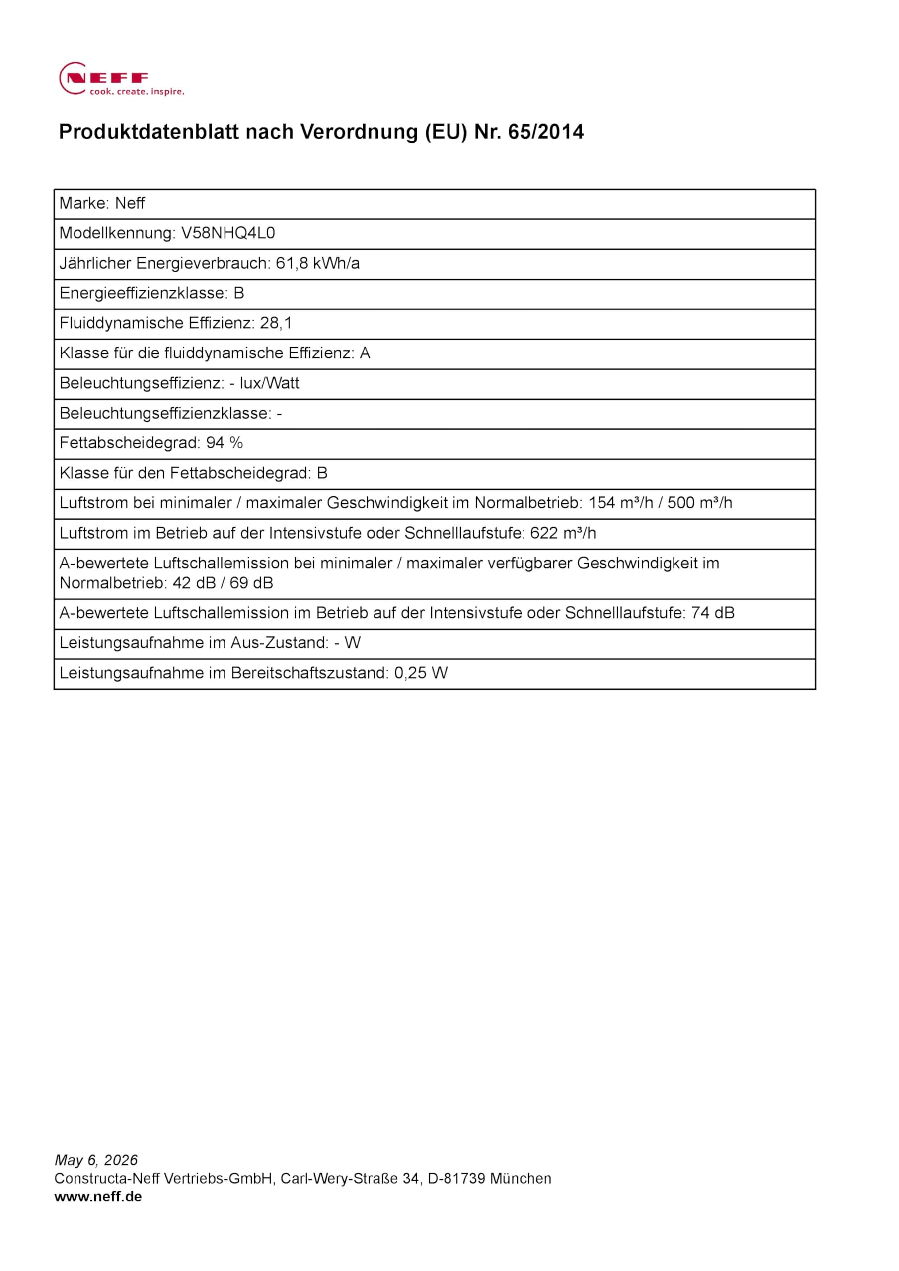 NEFF V58NHQ4L0 N 70 Induktionskochfeld mit integriertem Dunstabzug 80 cm Rahmenlos aufliegend
