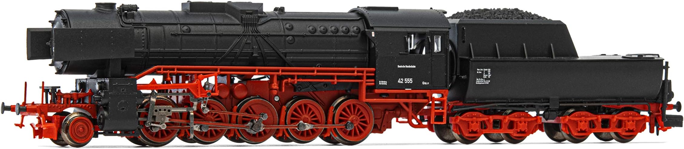 ARNOLD HN2429 DB, Steam Locomotive Class 42 in Black/Red Livery, 42 555, Period III