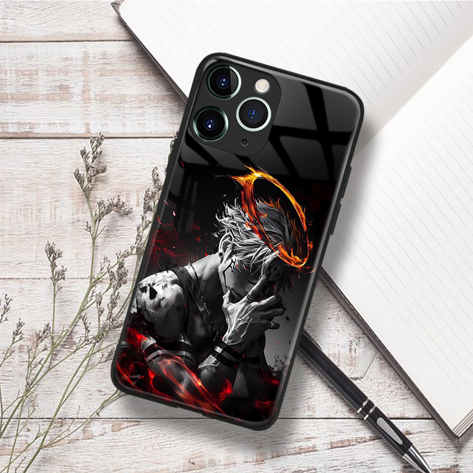【kusuma shounen】 iPhone 16Pro Max Amazon.com: Unique Manga Case for iPhone 16 Pro Aesthetic Anime