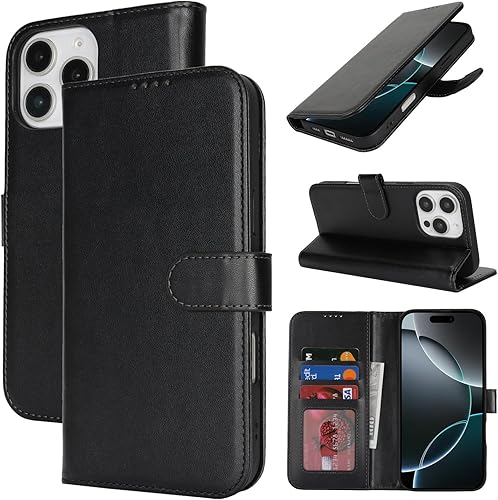 SunYoo for iPhone 16 Pro Case Wallet with Card Holder,for iP