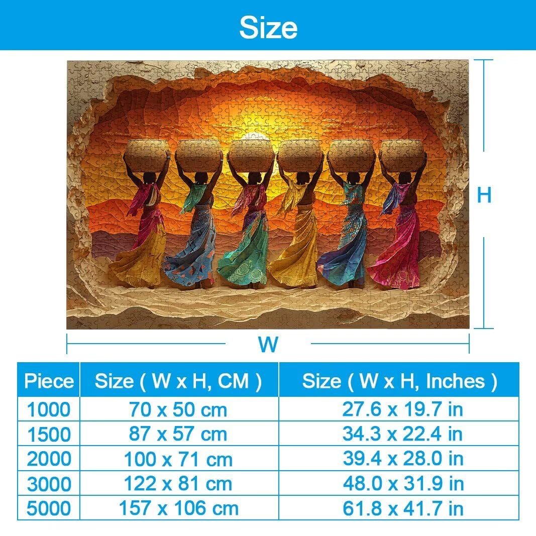 Puzzle África, Puzzle 3000 Piezas para Adultos, Regalo Mujer/Hombre -2119